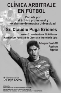 afiche clinica arbitro nov. 2013