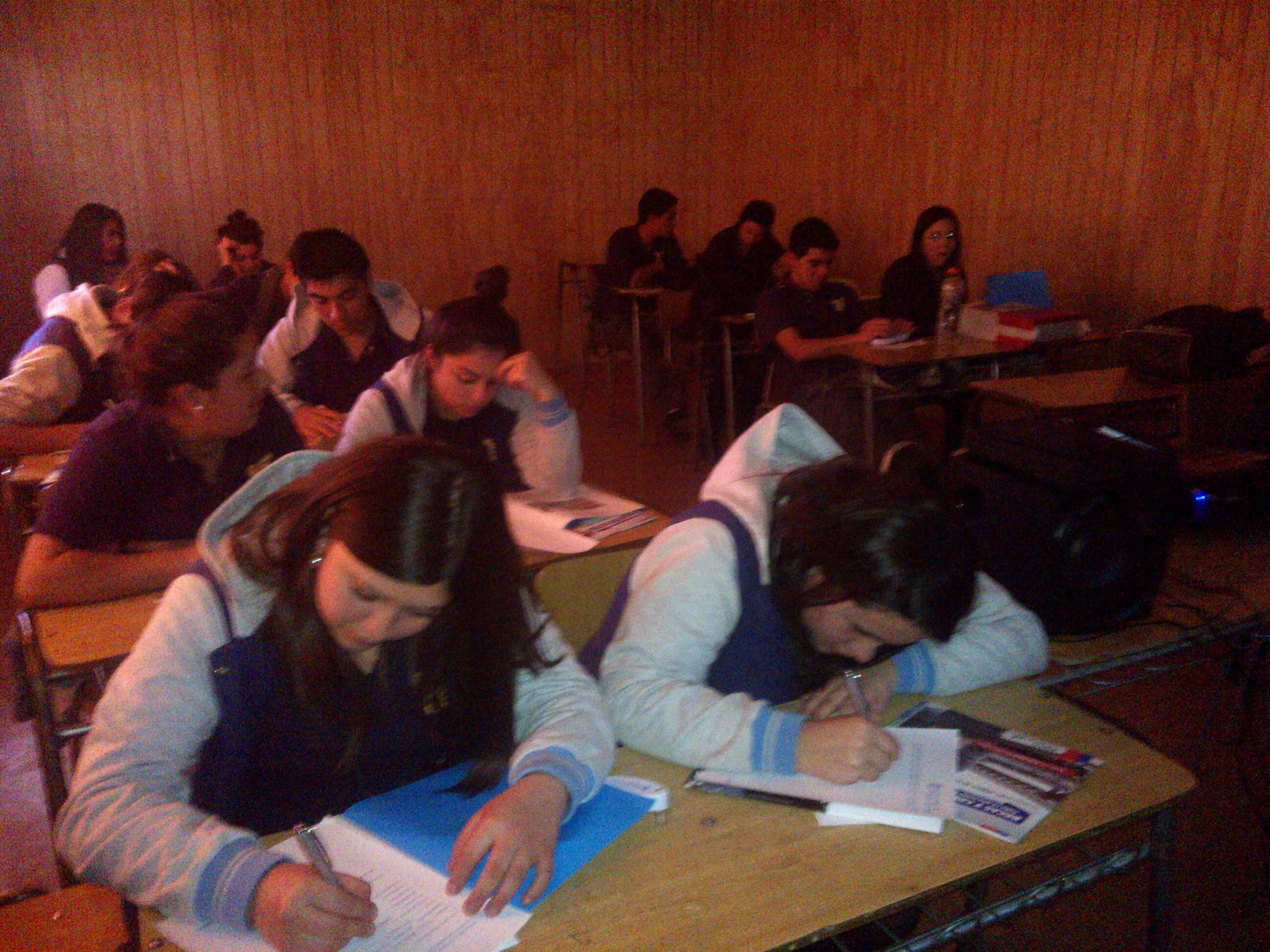 Charla a estudiantes de cuarto año medio del colegio Chileno Británico de Villa Alemana