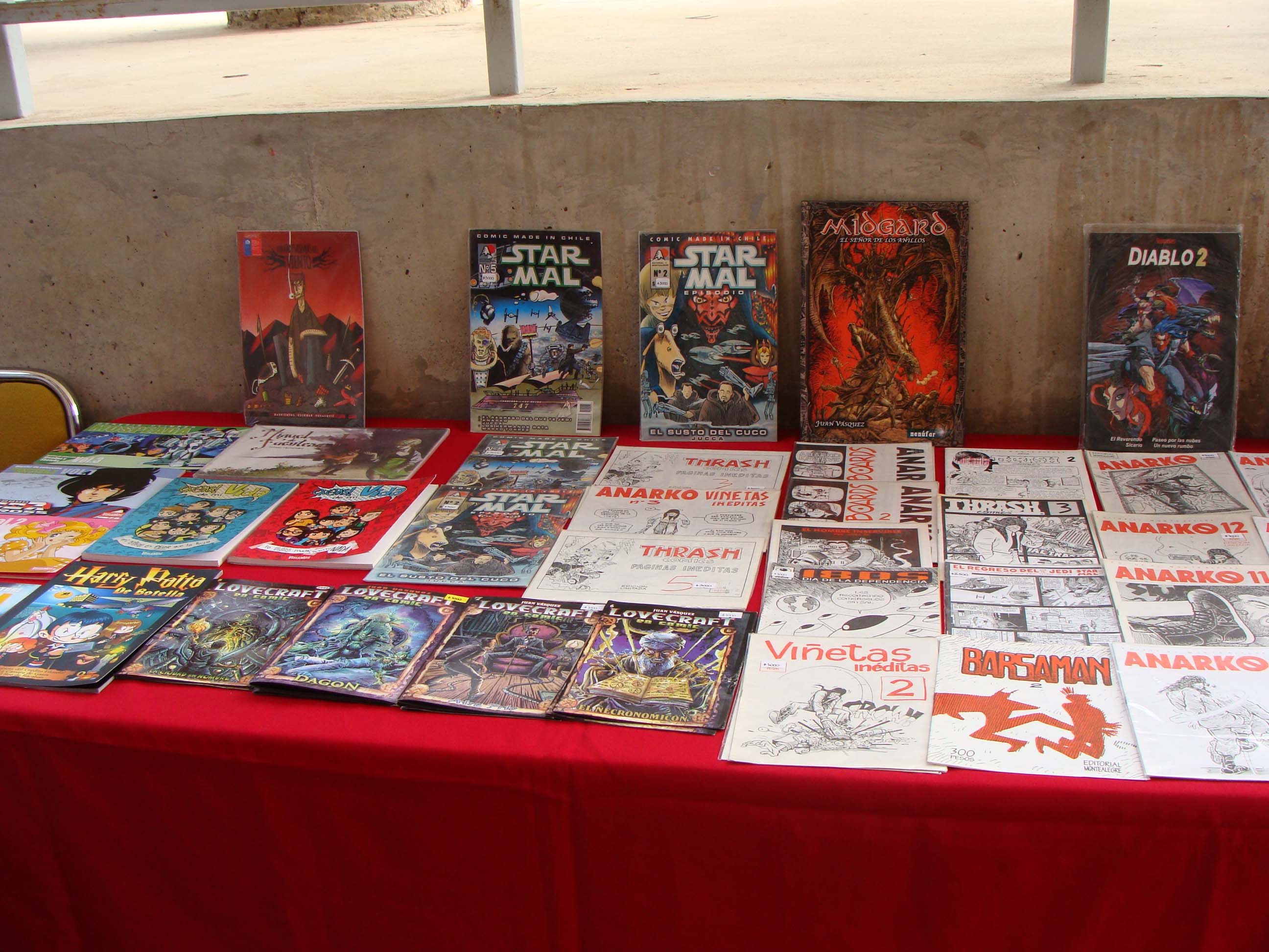 Exposición de Comics en la Upla