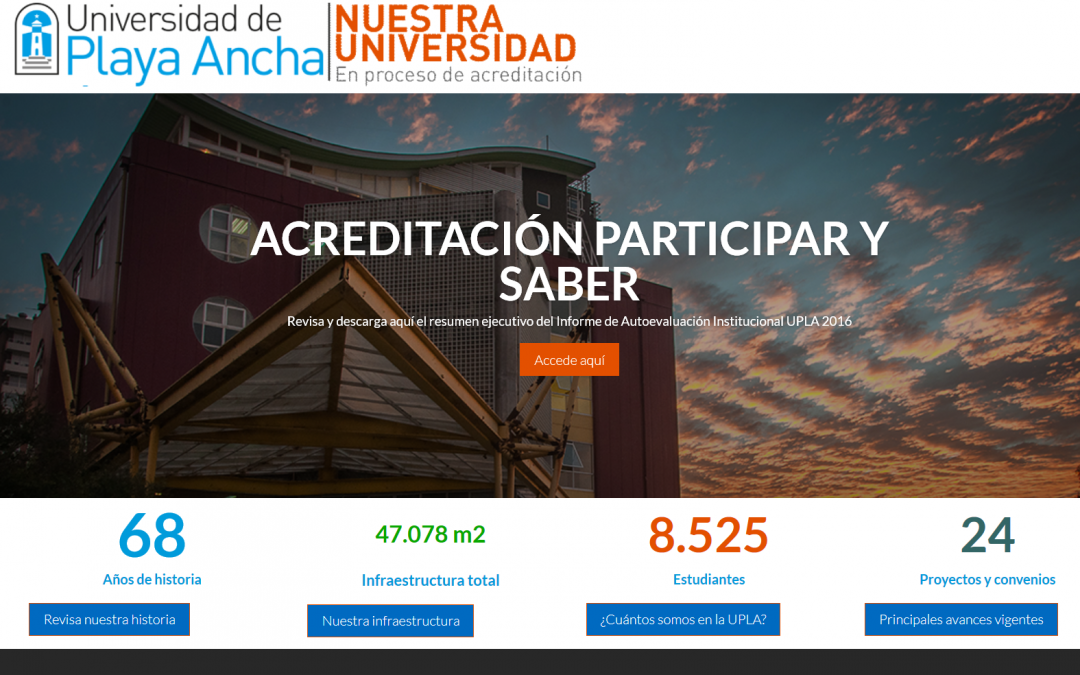 Nuestra Universidad en proceso de acreditación