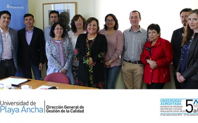 Equipo de DIRGECAL se reúne con Coordinadores y Coordinadoras Generales de Calidad de Facultades y Campus San Felipe en el marco de los procesos de autoevaluación de la UPLA