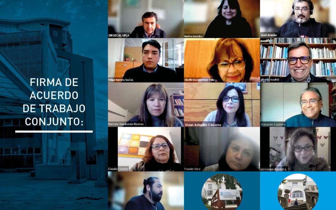 Magíster en Liderazgo y Gestión de Organizaciones Educativas y Magíster en Educación de Adultos y Procesos Formativos oficializan de forma telemática el inicio de sus procesos de Autoevaluación con la DIRGECAL