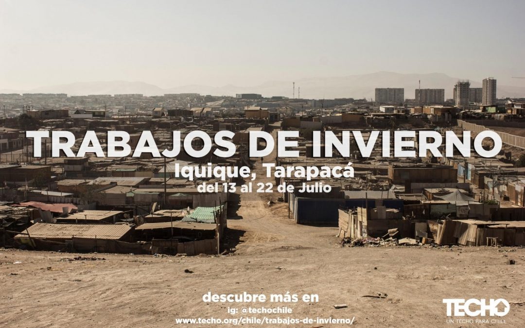 Techo Chile invita a los estudiantes de la UPLA a sumarse a sus Trabajos de Invierno en Iquique