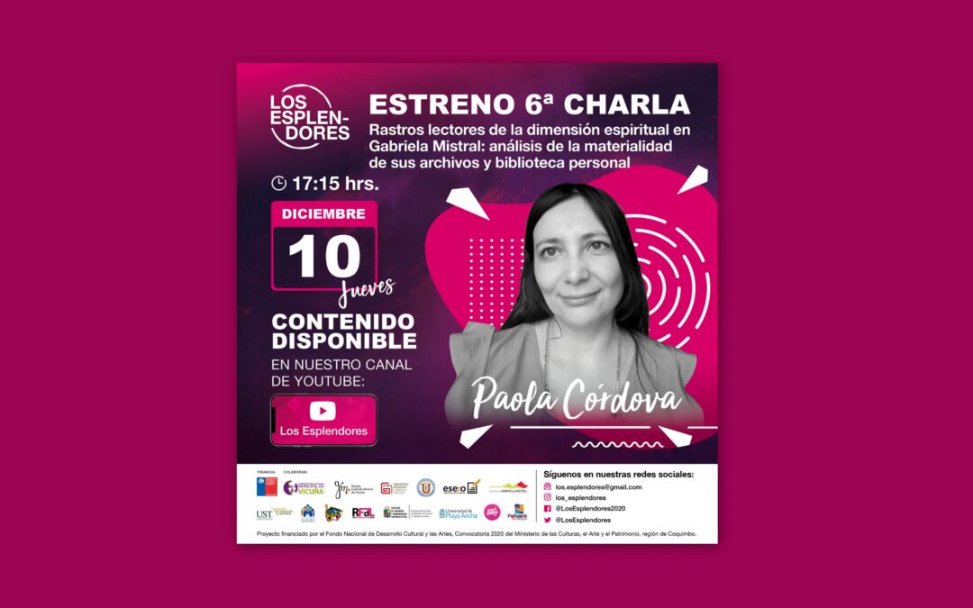 A 75 años del Nobel a Mistral invitan a charla sobre su legado