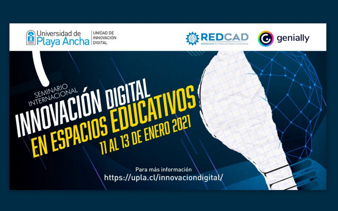 11 al 13 de enero: Seminario Internacional “Innovación Digital en Espacios Educativos”