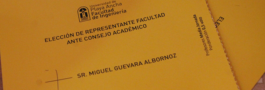 Dr. Miguel Guevara fue elegido como representante ante el Consejo Académico