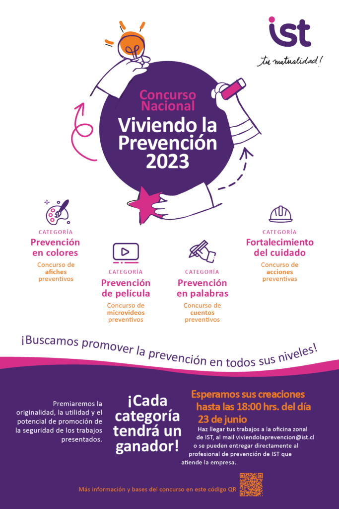 Afiche concurso Viviendo la prevención 2023