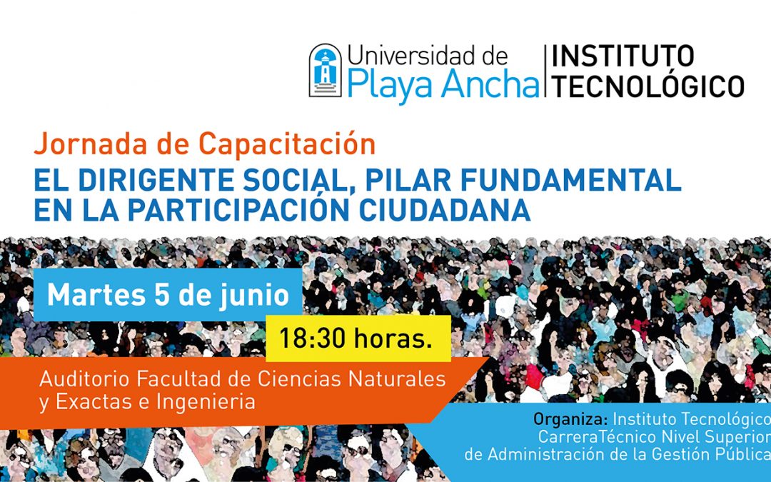 Instituto Tecnológico de la UPLA realizará capacitación sobre el rol del dirigente social en la participación ciudadana