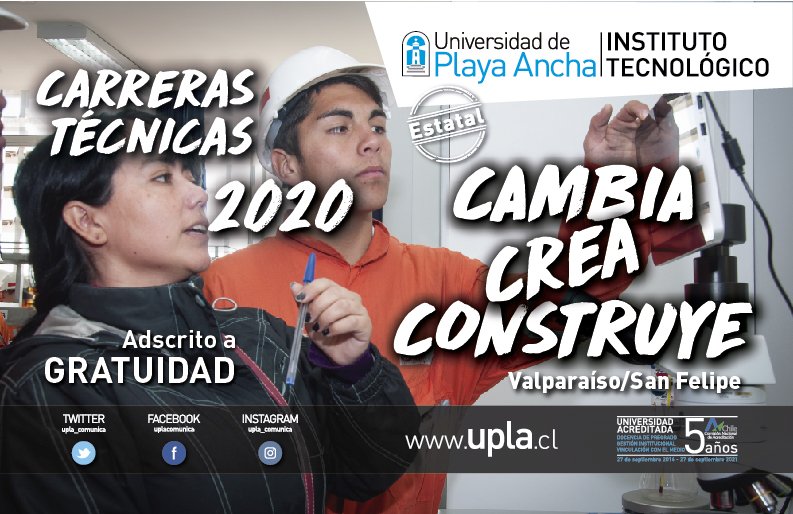 Universidad de Playa Ancha dicta carreras técnicas con gratuidad y sin PSU