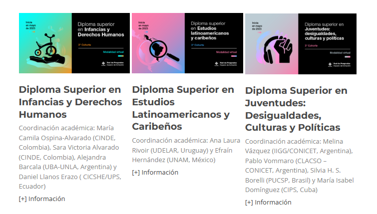 Abiertas inscripciones en Diplomas Superiores de CLACSO – Primer semestre de 2023