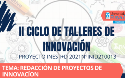 Núcleo de Innovación realizará taller gratuito sobre redacción de proyectos de innovación