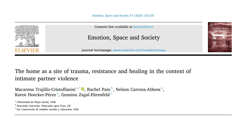 El hogar como escenario de trauma y resistencias: investigación revela nuevas miradas sobre la violencia basada en el género en el ámbito de la pareja