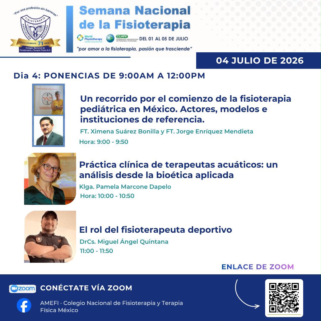 Académica UPLA presentó ponencia sobre bioética aplicada durante la Semana Nacional de la Fisioterapia en México 