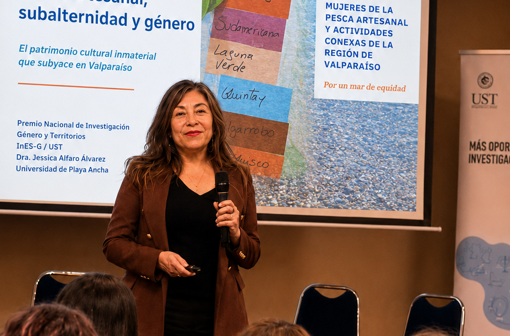 Académica UPLA recibe Premio Nacional de Investigación en Género y Territorios UST