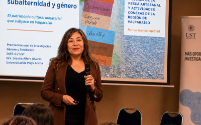 Académica UPLA recibe Premio Nacional de Investigación en Género y Territorios UST