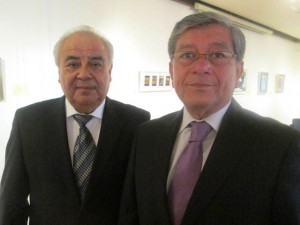 Presentación libro_ decano y Luis Bork