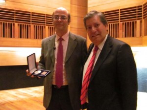 Inauguración Año Académico_Fernando Atria y rector Sanhueza