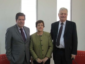Patricio Sanhueza, Ximena Sánchez y Enrique von Baer