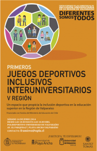 Afiche Juegos Inclusivos