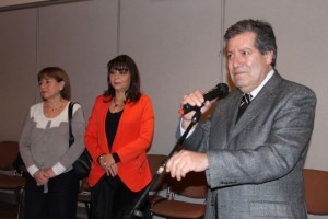 Carmen Ibáñez, Patricia Vargas y Patricio Sanhueza