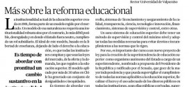 Más sobre la reforma educacional_rector UPLA