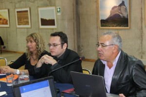 Lina Besaccia, Alexis Candia y Norberto Flores