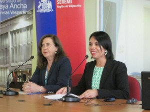 Mirta Croveto y seremi salud