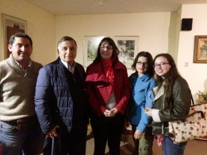 Javier Álamos, Oscar Sumonte, Eva Soto, Consuelo Vargas y Paula Merino.