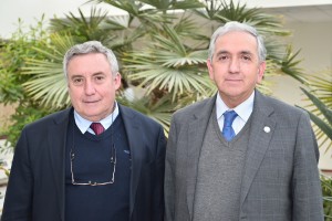Rectores Vivaldi y Oyarzo