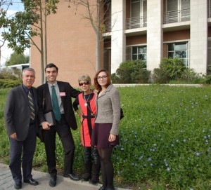 Delegación UPLA Beca Santander