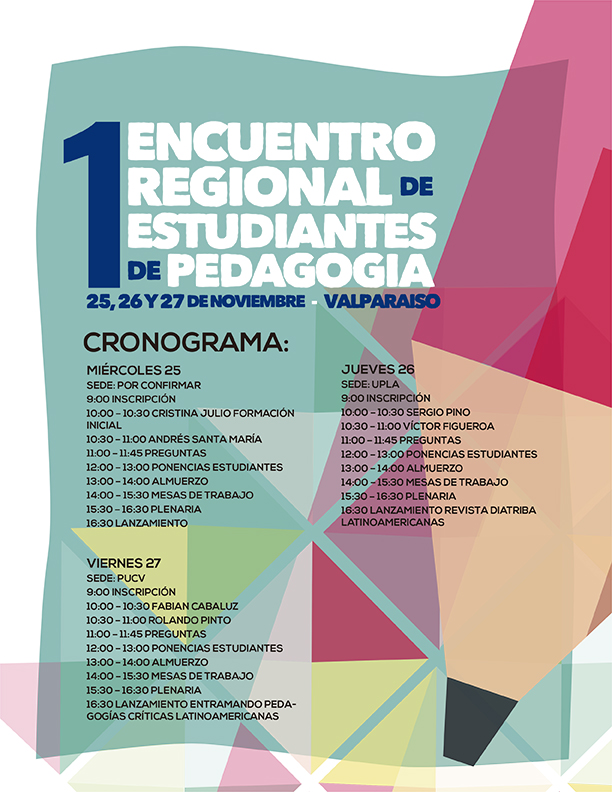 Primer Encuentro Regional de Estudiantes de Pedagogías