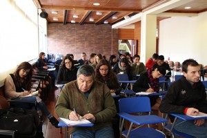 Asistentes charla