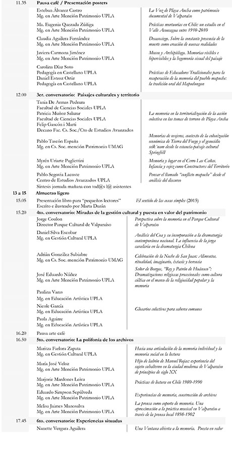Programa Jornadas de Arte politica y cultura 2015 final-2
