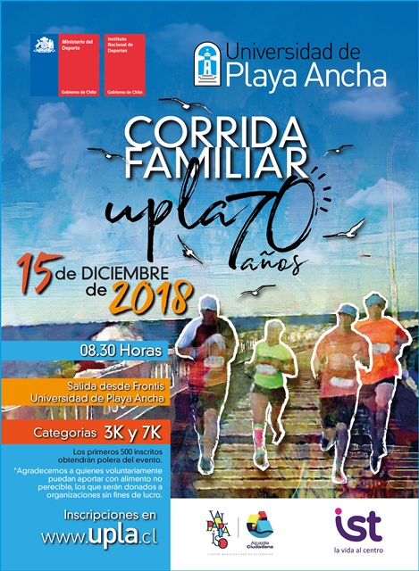 UPLA celebra 70 años con masiva corrida familiar por Valparaíso – Noticias  de la Universidad de Playa Ancha