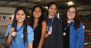 Nadadoras UPLA consiguieron el bronce en los Juegos Universitarios Navales