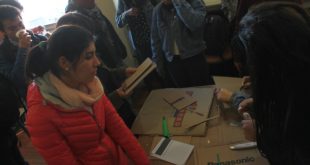 Con éxito se desarrolló taller de encuadernación