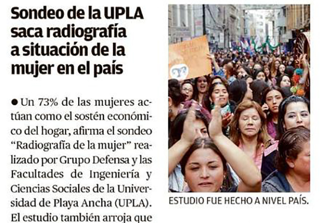 Estudio revela que un 73% de las mujeres en Chile se hace cargo de su ...