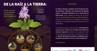 3 de septiembre: Conversatorio en torno a la Biorremediación “De la raíz a la tierra”