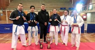 Karatecas UPLA bicampeonas del Fenaude Zona Costa
