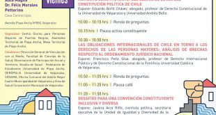 En la UPLA se realizará Foro por los Derechos de la Vejez y la Nueva Constitución