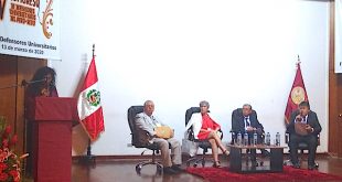 Luis Bork expuso en el IV Congreso de Defensores Universitarios del Perú