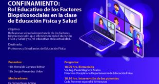 Segundo conversatorio sobre factores biopsicosociales en la clase de Educación Física y Salud