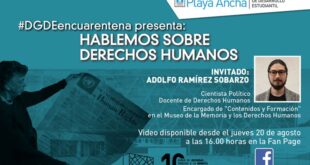 Jueves 20 de agosto: Programa #DGDEencuarentena abordará temática de derechos humanos