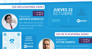 Upla invita a conocer más sobre el uso de la plataforma Zoom