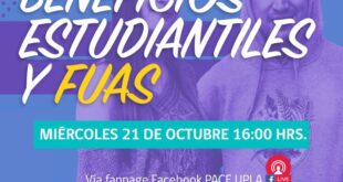 PACE UPLA invita a informarse sobre beneficios estudiantiles y FUAS
