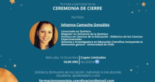 Con destacada investigadora de la UCh cerrará proyecto sobre formación no sexista de niños y niñas en la ciencia