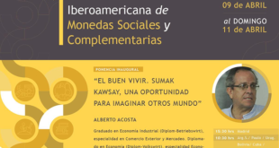 “Valpistas” invitan a I Conferencia Iberoamericana de Monedas Sociales y Complementarias