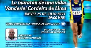 Entrenador jefe de Brasil en Río 2016, Ricardo D’Angelo, expondrá en charla educativa