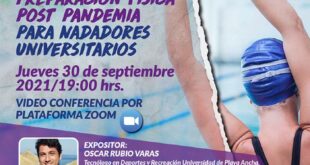 Charla: Preparación física post pandemia para nadadores universitarios