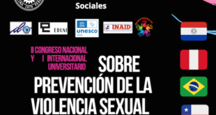 Luis Bork Vega participará como panelista en congreso internacional sobre prevención de violencia sexual